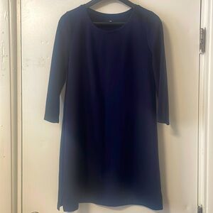 Gap Factory Cotton Dress in Navy Blue